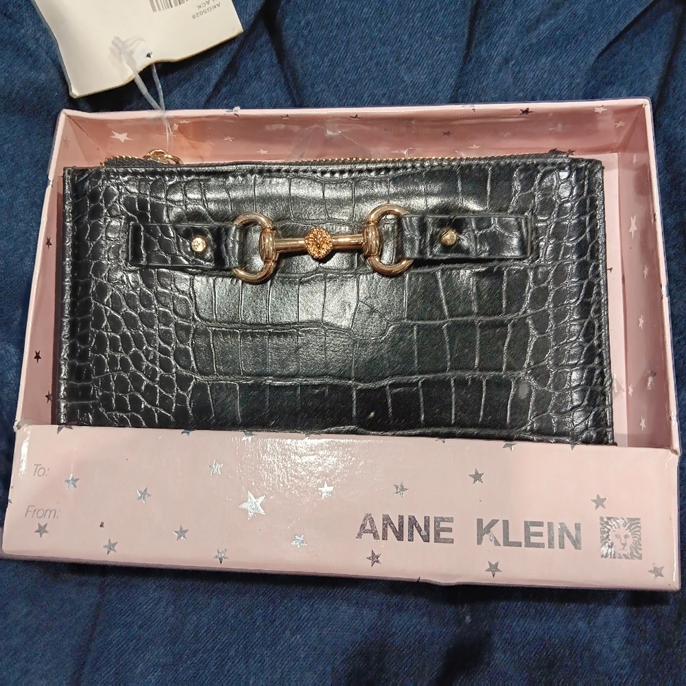 NWT Anne Klein Black Wallet MSRP:$48
